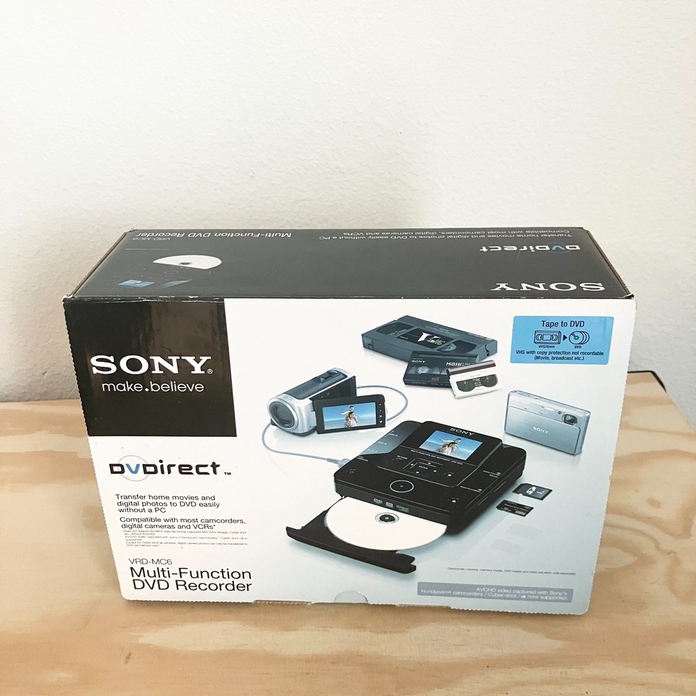 SONY DVDirect Multifunction DVD Recorder Home Video Transfer VRD-MC6 DV Direct